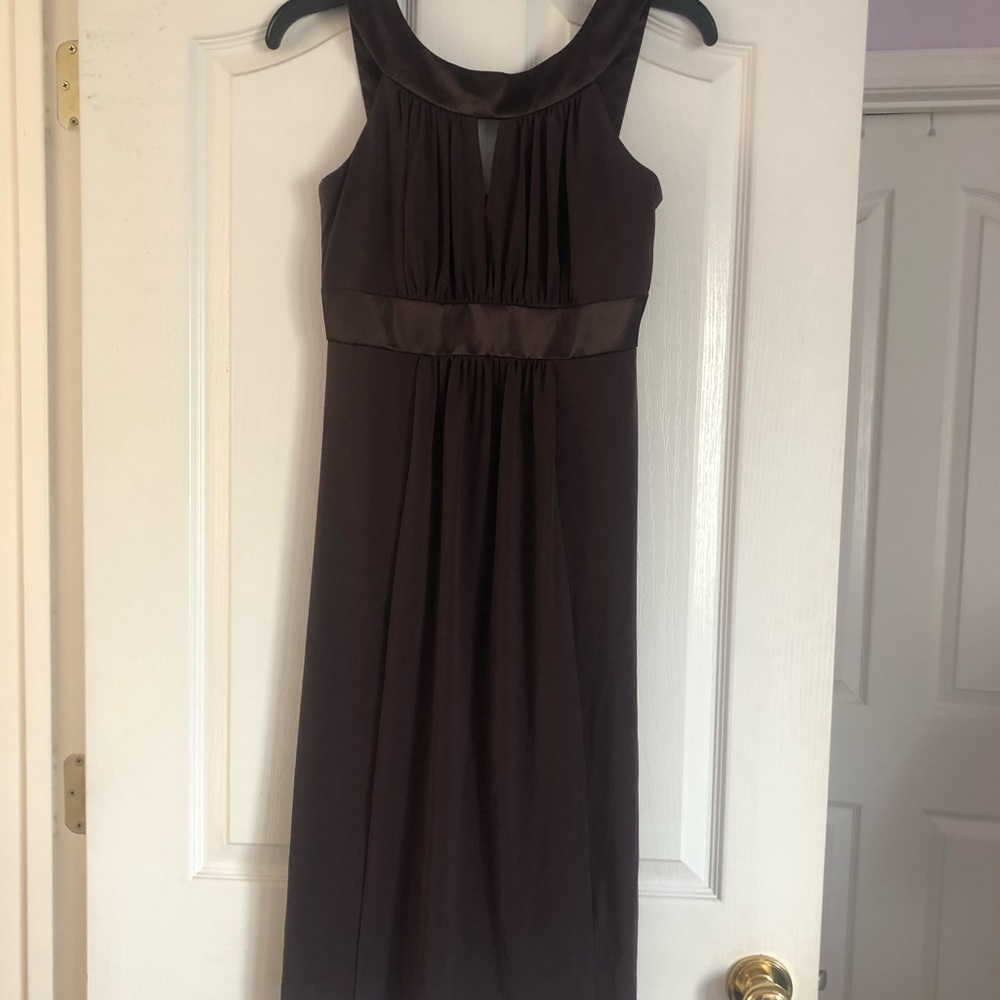 David’s Bridal Truffel Size 2 Dress